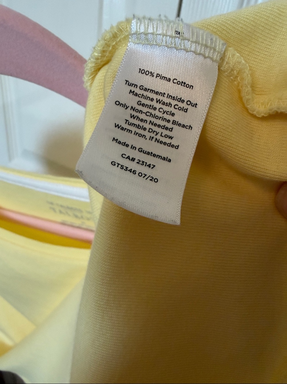 Talbots Light Yellow Boatneck Long Sleeve Top - Picture 4 of 5